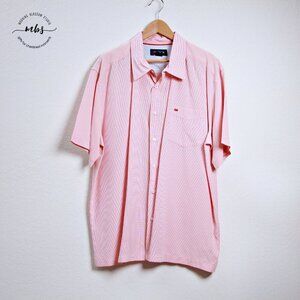 Cova Men's Tiny Square‎ Pattern Button Down Short Sleeve Shirt